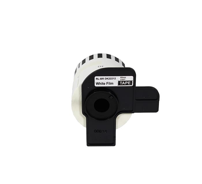 BROTHER P-Touch DK-22212 DAYANIKLI SÜREKLI FILM YÜZEYLI BEYAZ ETIKET (62mm x 15,24m)