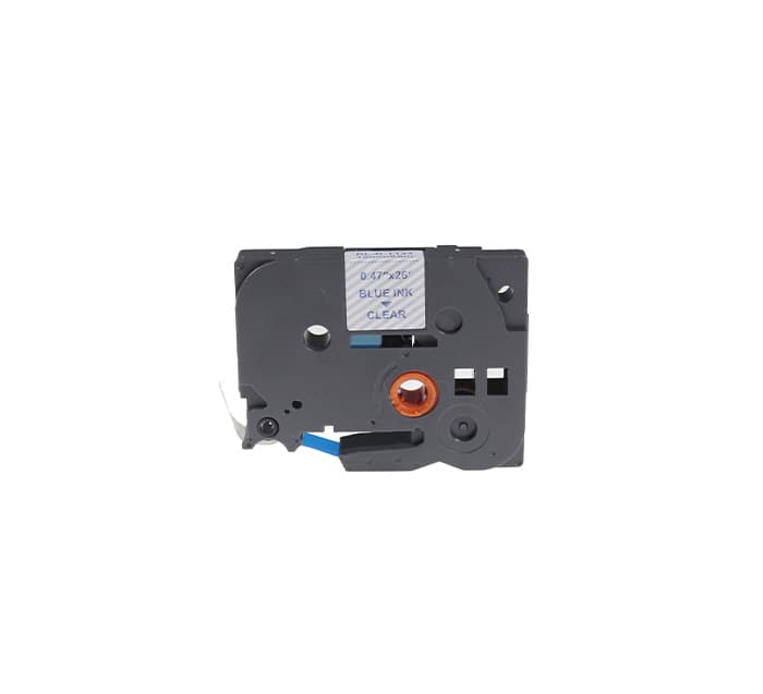 BROTHER P-Touch TZE-133 SEFFAF ETIKETE MAVI (12mm x 8m)