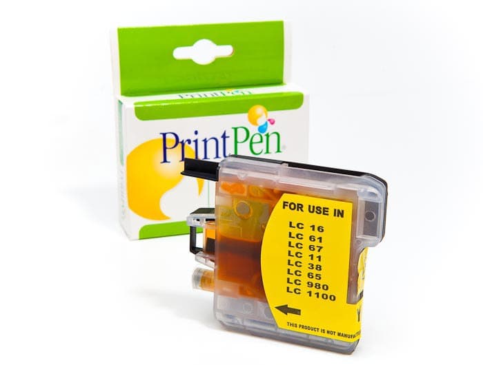 BROTHER LC-38,61,65,67,980,1100 Yellow Yüksek Kapasite (13,0ml.)