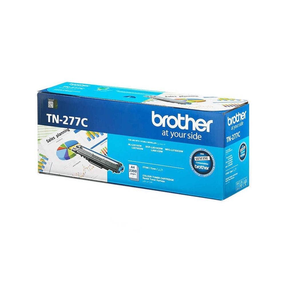 BROTHER TN-277 C LASER TONER CYAN 2.300 SAYFA