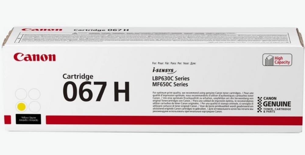 CANON CRG-067H Y SARI LAZER TONER MF65X 5103C002