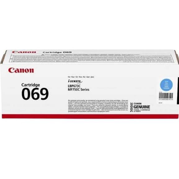 CANON CRG-069C CYAN LAZER TONER MF754/MF752/673 5093C002