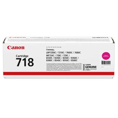 CANON CRG-718M LASER TONER KIRMIZI 2.900 SAYFA