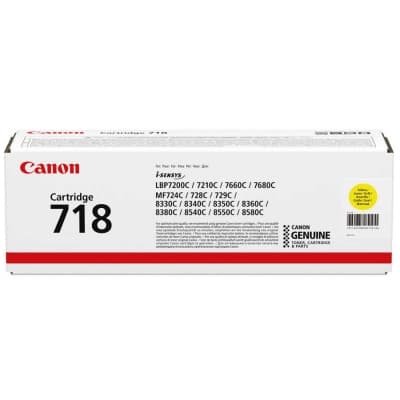 CANON CRG-718Y LASER TONER SARI 2.900 SAYFA