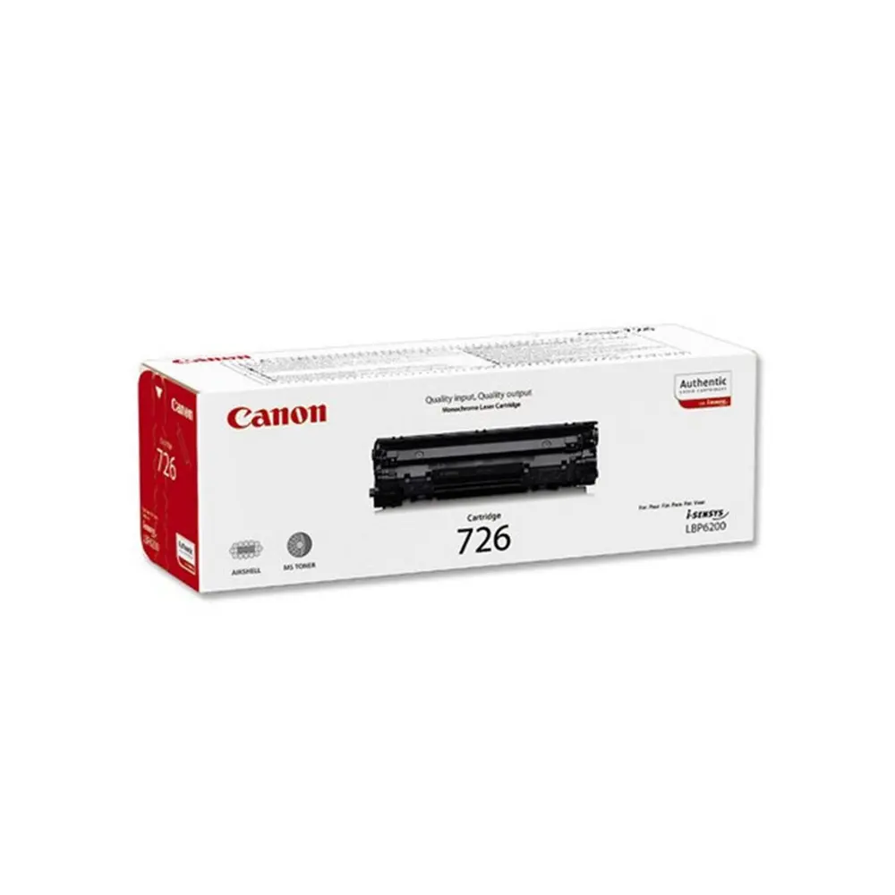 CANON CRG-726 LASER TONER SİYAH 2.100 SAYFA 3483B002