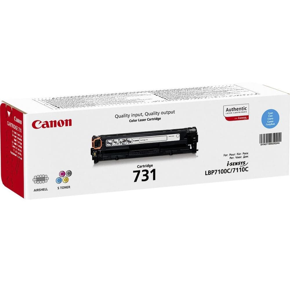 CANON CRG-731 C LASER TONER MAVİ 1.400 SAYFA 6271B002