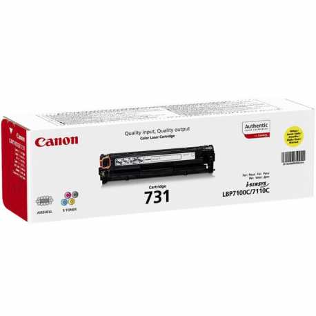 CANON CRG-731 Y LASER TONER SARI 1.400 SAYFA 6269B002