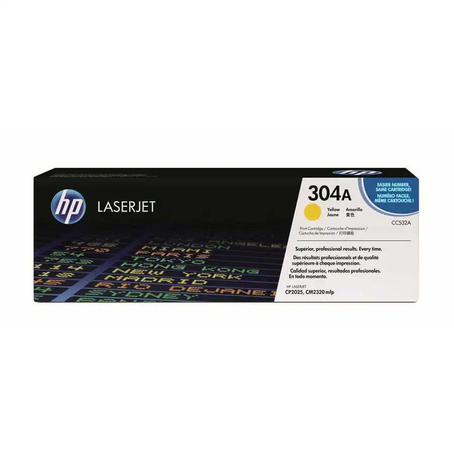 HP CC532A LASER TONER SARI 2.800 SAYFA NO:304A