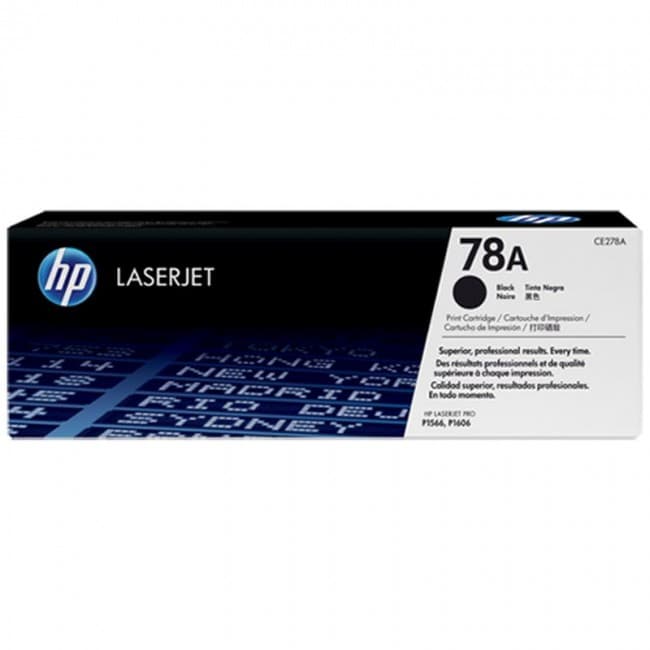 HP CE278A LASER TONER SİYAH 2.100 SAYFA NO:78A
