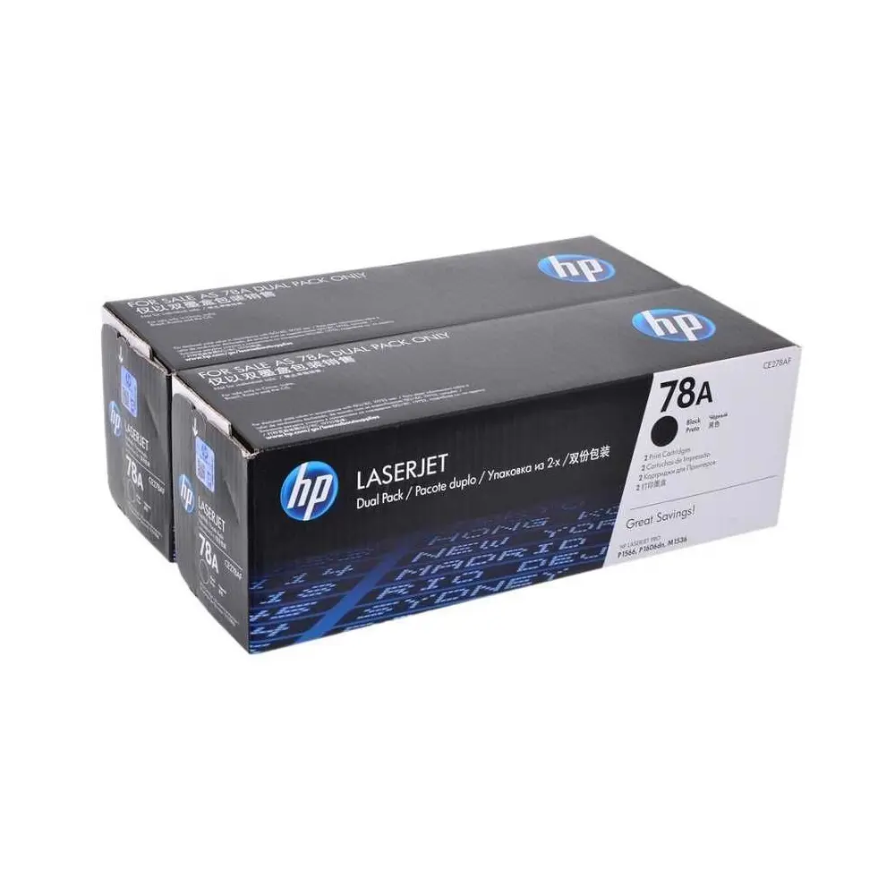HP CE278AF LASER TONER SİYAH 2 Lİ NO:78AF