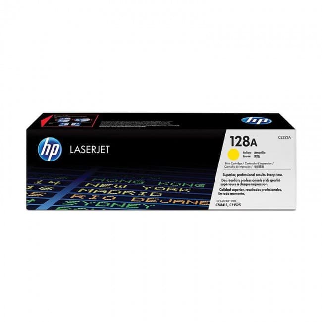 HP CE322A LASER TONER SARI 1.300 SAYFA NO:128A