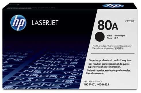HP CF280A LASER TONER SİYAH 2.700 SAYFA NO:80A