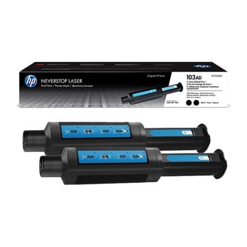 HP W1103AD (103AD) İKİLİ NEVERSTOP SIYAH TONER 2.500 SAYFAX2