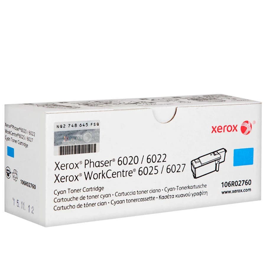 XEROX 106R02760 TONER MAVİ 6020/6022/WC6025/6027