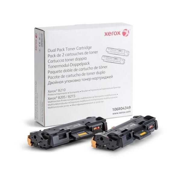 XEROX 106R04349 2 Lİ B210/B205/B215 6000 SAYFA DUAL PACK TONER