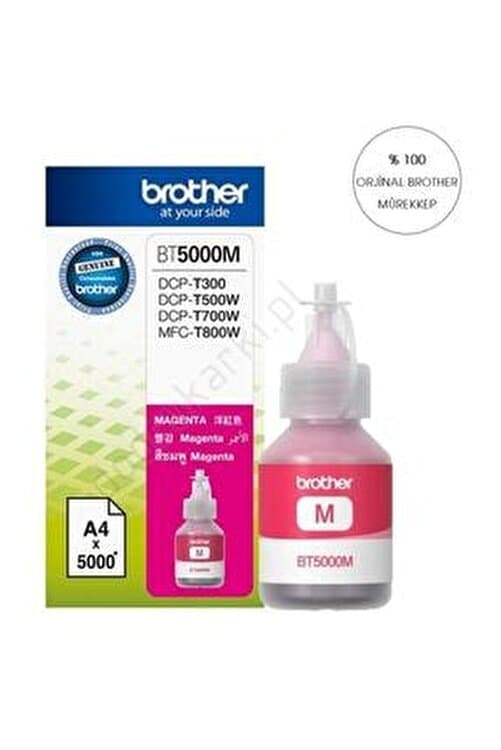 BROTHER BT5000M MAGENTA 5K TANKLI SİSTEM MÜREKKEP