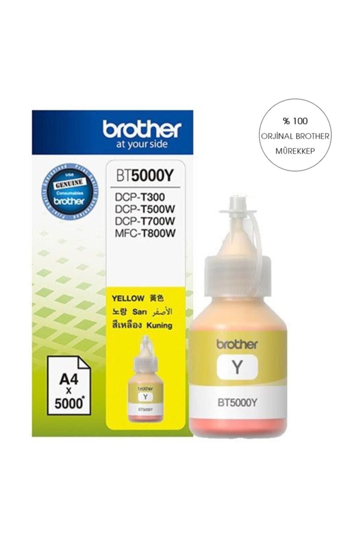 BROTHER BT5000Y SARI 5K TANKLI SİSTEM MÜREKKEP