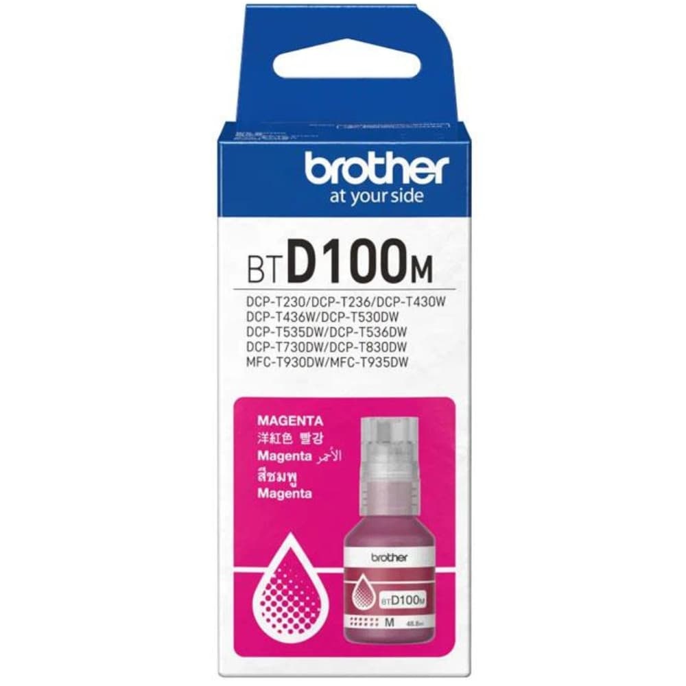 BROTHER BTD100M MAGENTA 5000 SAYFA MÜREKKEP KARTUŞ