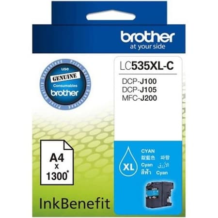 BROTHER LC535XL C KARTUŞ 1.300 SAYFA MAVİ
