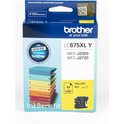 BROTHER LC675XL Y KARTUŞ 1.200 SAYFA SARI