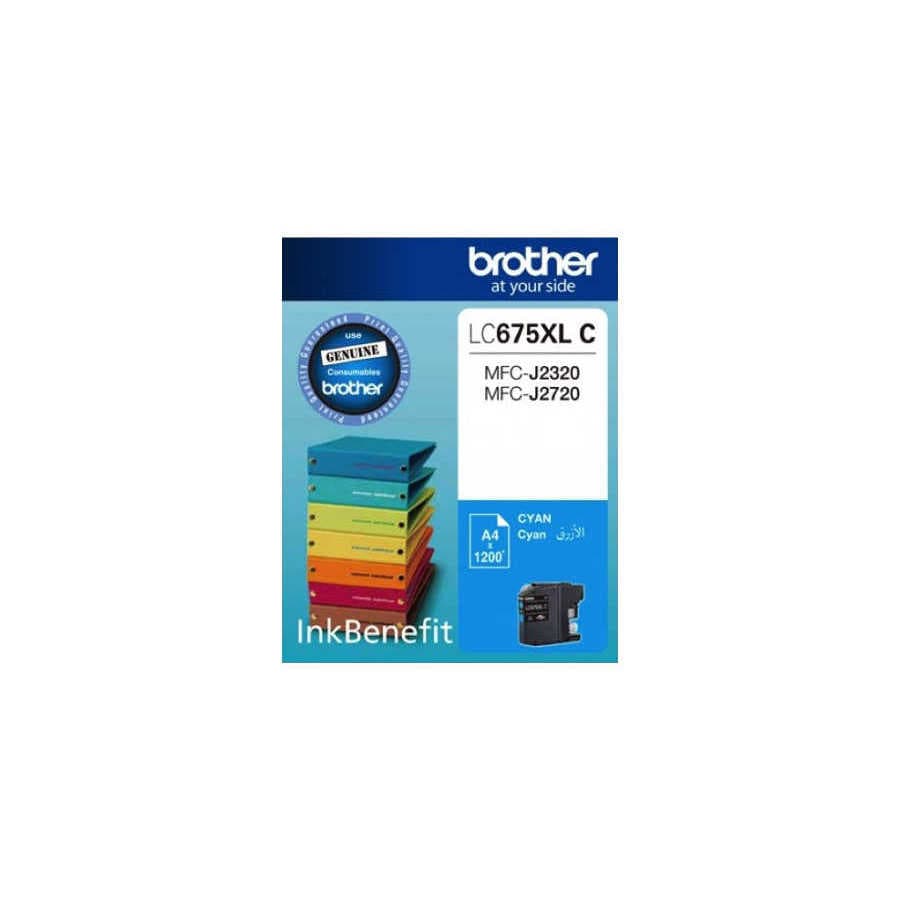 BROTHER LC675XLC KARTUŞ 1.200 SAYFA MAVİ