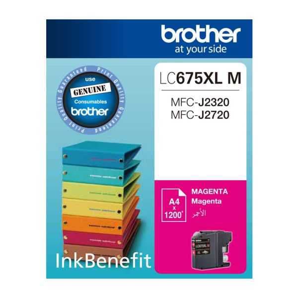 BROTHER LC675XLM KARTUŞ 1.200 SAYFA KIRMIZI