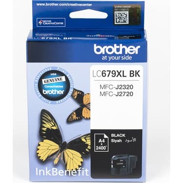 BROTHER LC679XLBK KARTUŞ 2.400 SAYFA SİYAH
