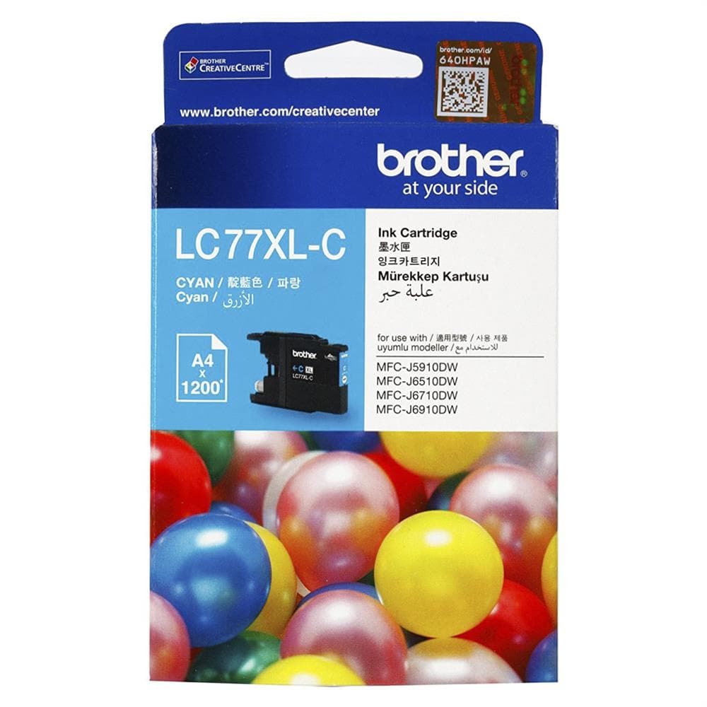 BROTHER LC77XLC KARTUŞ 1.200 SAYFA MAVİ