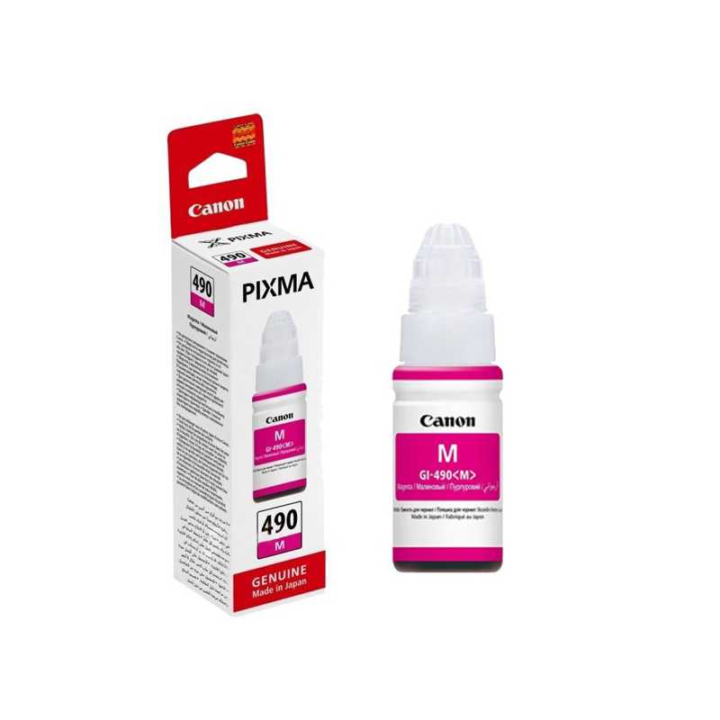 CANON GI-490 M MAGENTA KARTUŞ 7000 SAYFA 70ml 0665C001 G1410 G1411 G2410 G2411 G3410 G3411 G3416 G4411