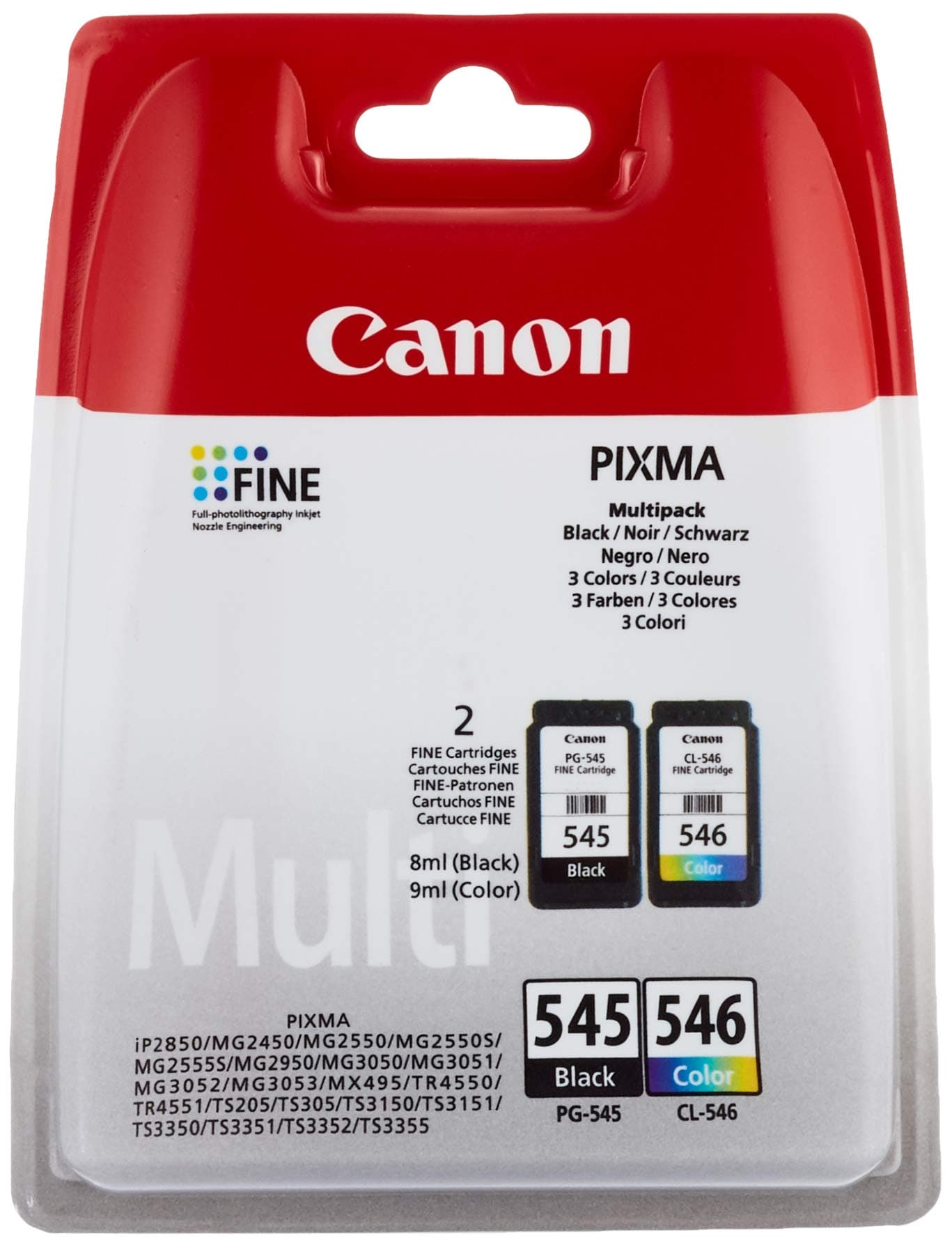 CANON PG-545/CL-546 PHOTO VALUE PACK MÜREKKEP KARTUŞ 2 Lİ 8287B008