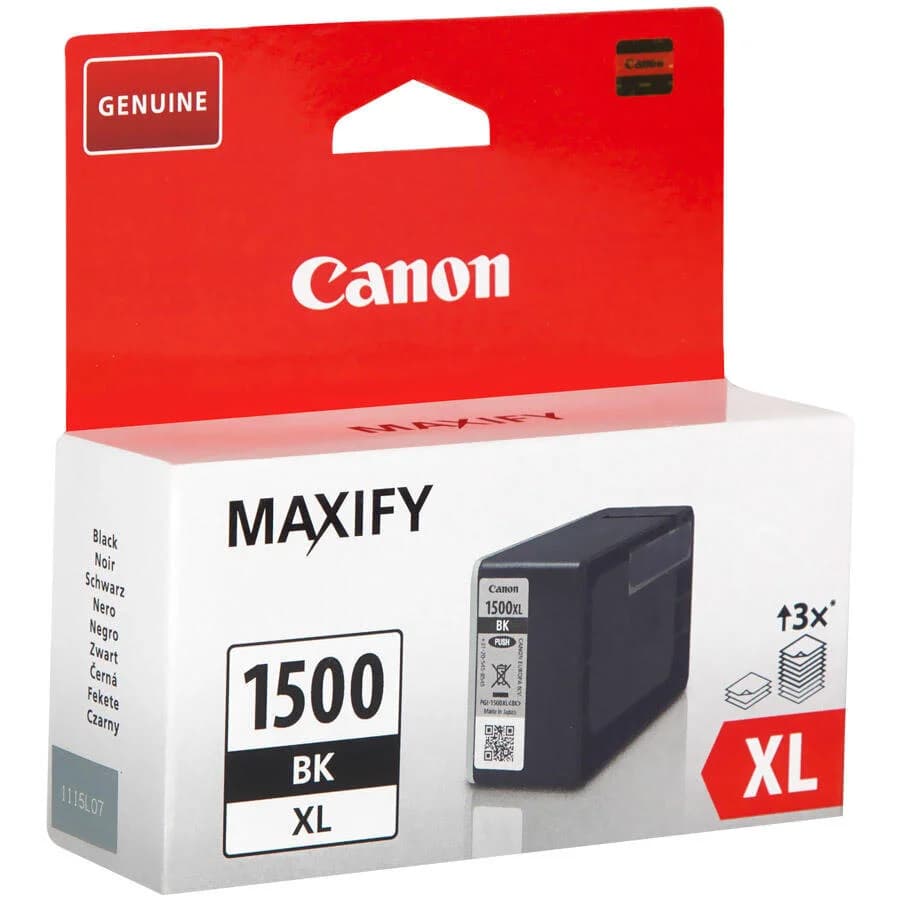 CANON PGI-1500XL BK MÜREKKEP KARTUŞ 1.200 SAYFA SİYAH 9182B001
