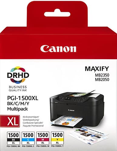 CANON PGI-1500XL MULTI PACK BK/C/M/Y MÜREKKEP KARTUŞ 9182B004