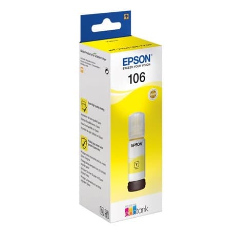 EPSON C13T00R440 106 SARI MÜREKKEP KARTUŞ L7180