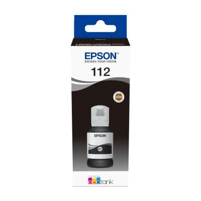 EPSON C13T06C14A 112 SİYAH MÜREKKEP KARTUŞ 7.500 SAYFA 127ML L11160 L15150 L15160 L6460 L6490 L6550 L6570 L15180 L6580