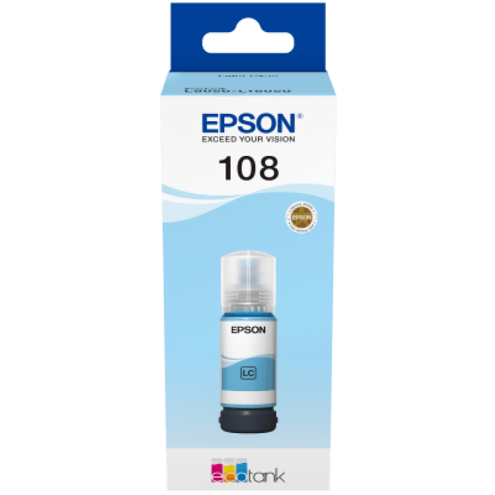 EPSON C13T09C54A 108 AÇIK MAVİ MÜREKKEP L18050 L8050