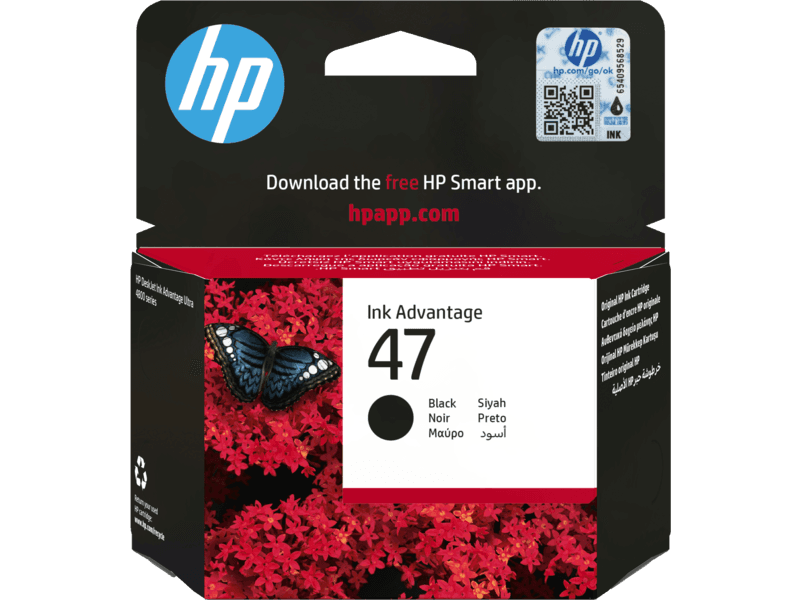 HP 6ZD21AE (47) SİYAH MUREKKEP KARTUSU 1300 SAYFA