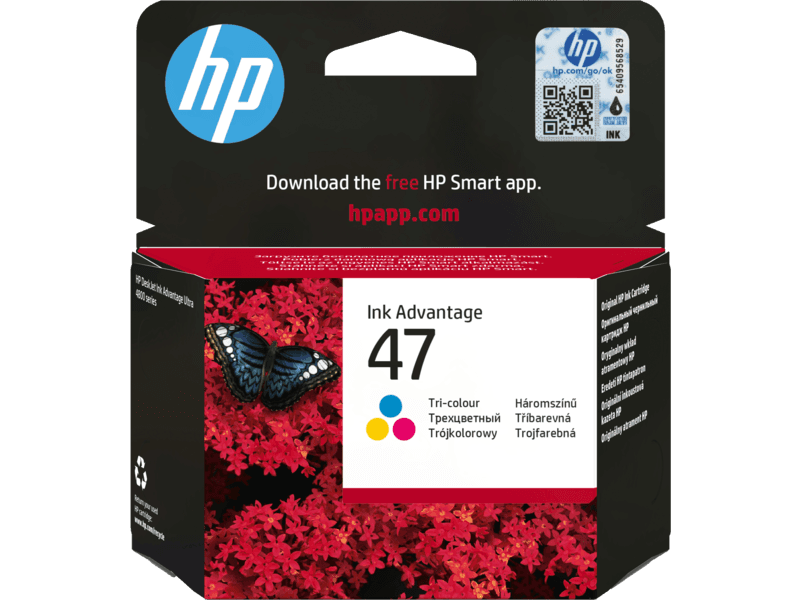 HP 6ZD61AE (47) RENKLİ MUREKKEP KARTUSU 750 SAYFA