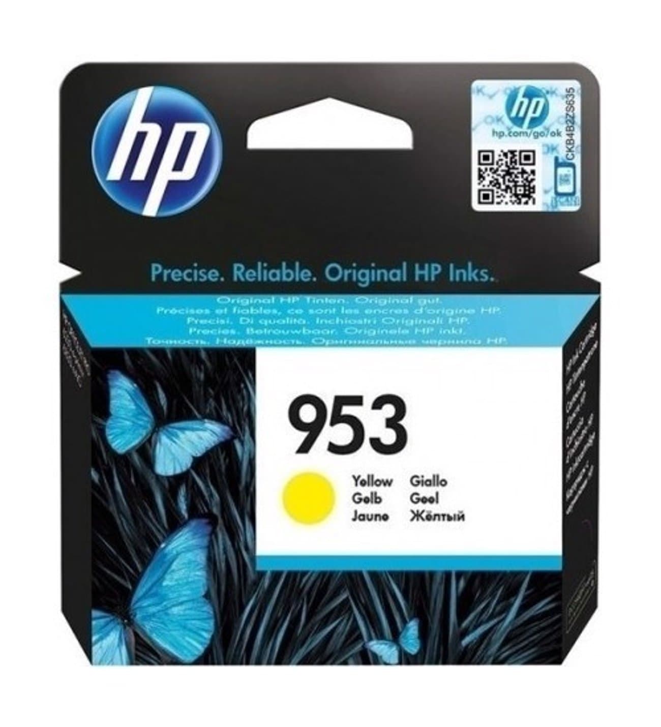 HP F6U14AE (953) SARI MUREKKEP KARTUSU 700 SAYFA