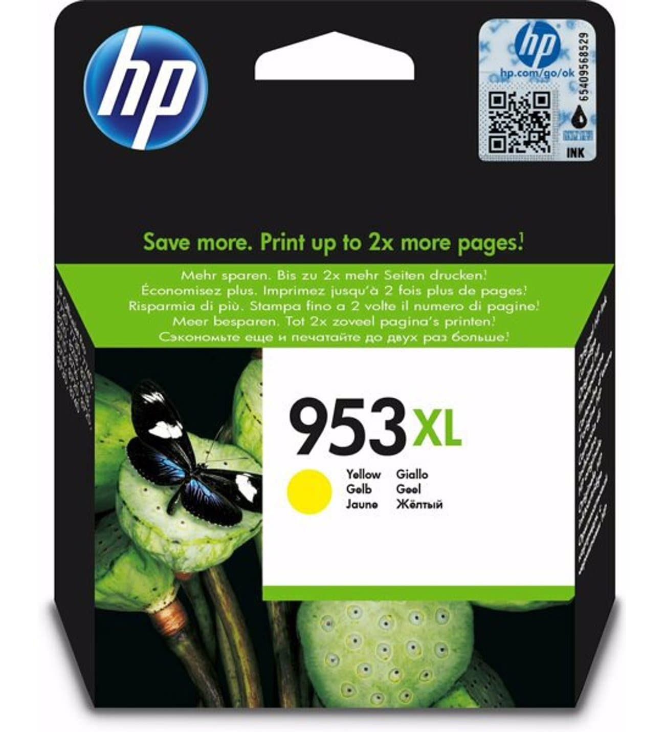 HP F6U18AE NO:953XL SARI MÜREKKEP KARTUŞ