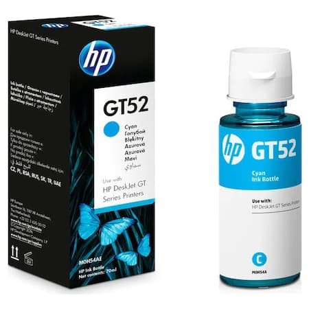 HP M0H54AE (GT52) CYAN ŞİŞE MUREKKEP KARTUSU 8.000 SAYFA