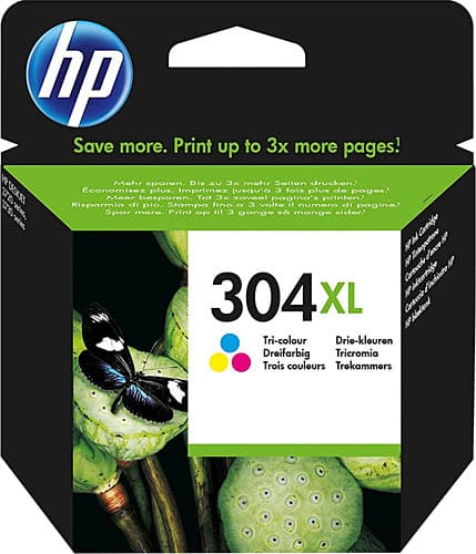 HP N9K07AE (304 XLC) RENKLİ MUREKKEP KARTUSU 300 SAYFA